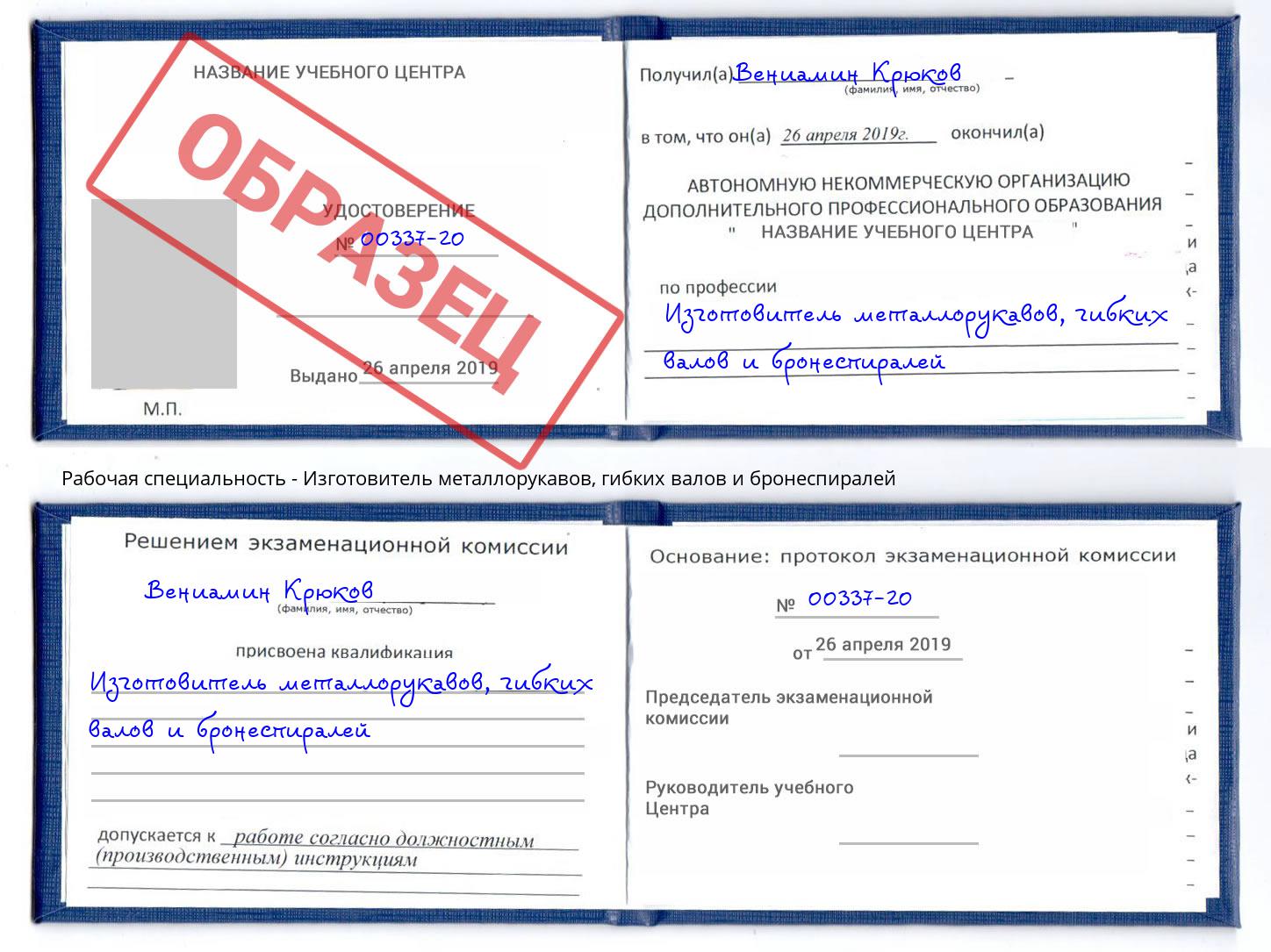 Изготовитель металлорукавов, гибких валов и бронеспиралей Нягань